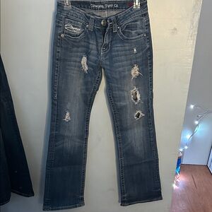 Cowgirl Tuff Blue Denim Jeans